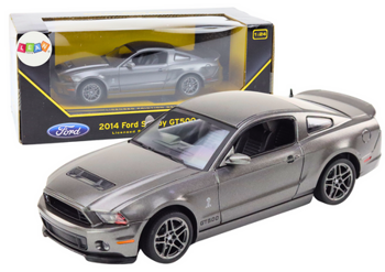 Car Ford Shelby GT500 1:24 Scale Silver Drive