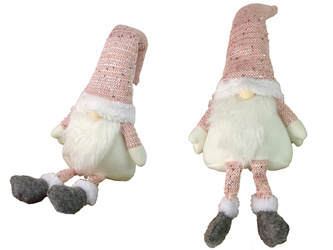 Christmas Gnome Glowing Gnome 40 cm Pink