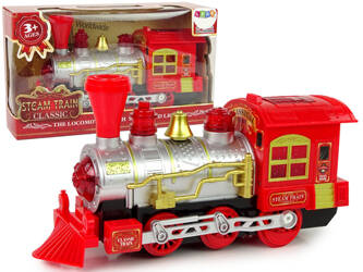 Happy toddler locomotive LED lights and moving wheels With