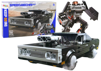 Construction Blocks Vehicle Auto Transformation Robot 2in1