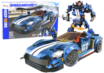 Construction Bricks Vehicle Sports Car Robot Fute GT 355 pcs.