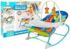 Cradle Rocker Chair 2 in 1 Feeding Chair Blue