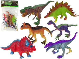 Dinosaur Figurines Colored 6 Pieces