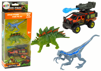 Dinosaurs Figures Car With Rocket Set