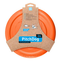 Flying disc PitchDog Waudog 24 cm, orange