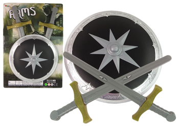 Knight Set Two Swords Shield Costume