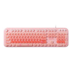 MOFII Wired Keyboard Illuminating Love Me (Pink)