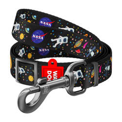 Nylon dog leash WAUDOG "NASA", w. 20mm, lgth. 152-183cm