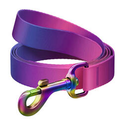 Nylon dog leash WAUDOG gradient, lgth. 122cm, purple