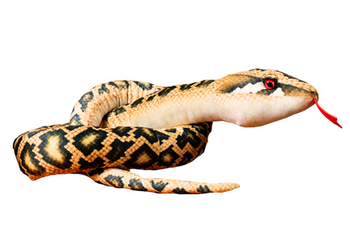 Plush Black Snake Mascot 210 cm