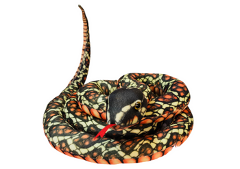 Plush Brown Snake Mascot 200 cm