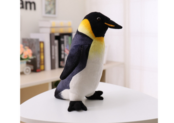 Plush Emperor Penguin mascot 55 cm