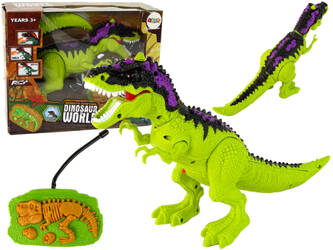 Remote Controlled Dinosaur Lights Sounds Green