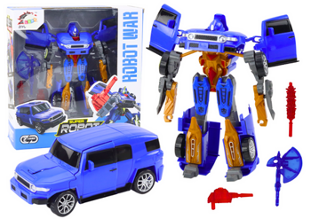 Robot Auto 2in1 Transformation Accessories Weapon Blue