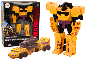 Robot Tank With Weapon 2in1 Transformation X-Warrior Yellow