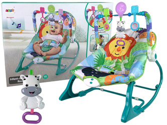 Rocking Chair 2in1 Lion Sounds Vibration