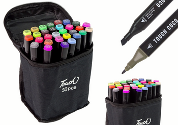 Set of 30 Double-sided Alcohol Markers Pro Touch  Bag