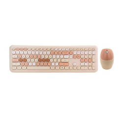 Wireless keyboard + mouse set MOFII 666 2.4G (beige)