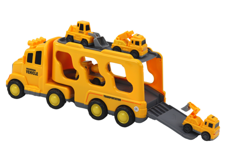 Car Tow Truck Lora Roadside Assistance Construction Vehicles Yellow