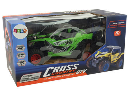 Cross Country Remote Controlled Terrain Car 27 MHz Green