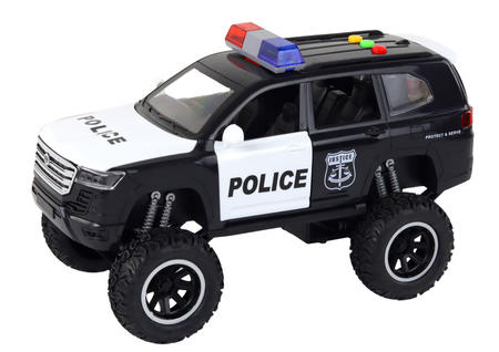 Driving Offroad Raptor Police Black Opening Door Sound Light