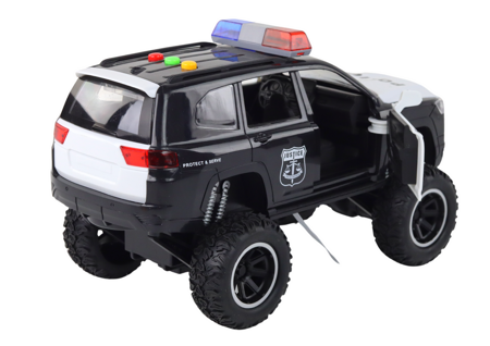 Driving Offroad Raptor Police Black Opening Door Sound Light