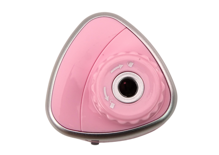 Electric Pink Sharpener for Crayons and Pencils 6-8 mm