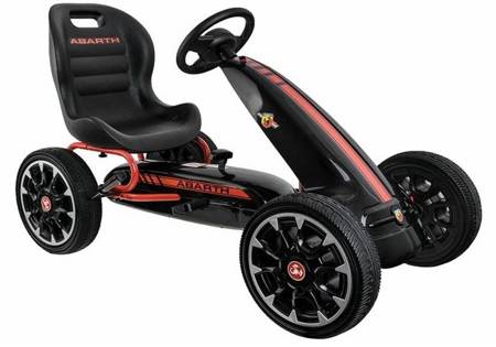 GO-CART ABARTH Black- Wheels EVA