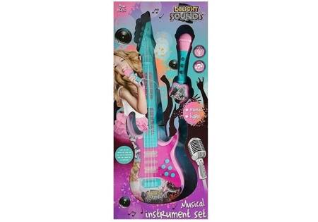 Guitar Set with Microphone Karaoke Set