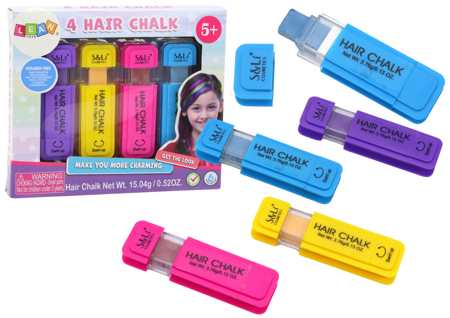 Hair Dyeing Chalk 4pcs Colored Chalk