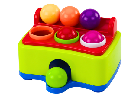 Interactive Toy for Toddlers, Hammering Balls, Colorful