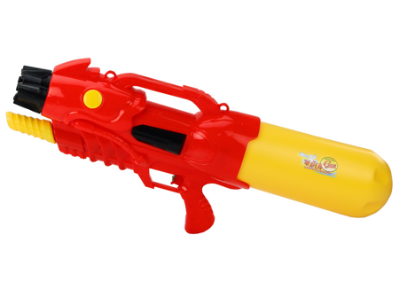 Large Water Gun 2850ml Adjustable Strap Red