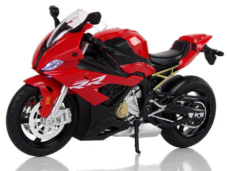 Motorbike Model BMW S1000RR Red Sounds Lights