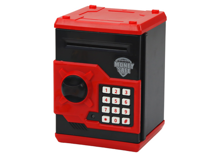 Piggy bank Electronic safe for banknotes and coins Learning to save