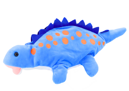 Plush Dinosaur Pencil Case Storage Box Pendant Blue