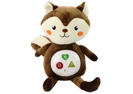 Plush Squirrel Interactive Educational Sleeper Cuddly Melodies