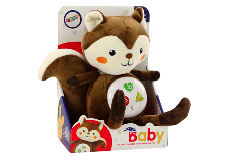 Plush Squirrel Interactive Educational Sleeper Cuddly Melodies