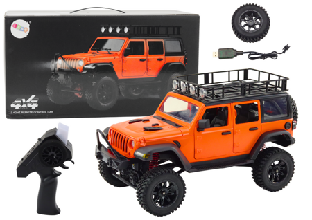 Remote Controlled Off-Road Vehicle RC 2.4G 4x4 Drive Orange