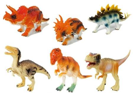 Set of Dinosaur Figurines 10 cm 6 pieces