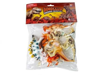 Set of Dinosaur Figurines 10 cm 6 pieces