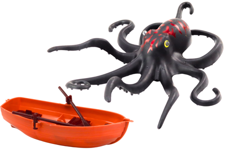 Set of Figures Pirates Octopus Boat Accessories