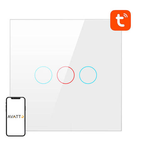 Smart Switch WiFi + RF 433 Sonoff T3 EU TX (3-channels)