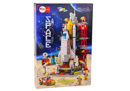 Spaceship Construction Blocks Space Launch Platform 1083 pcs.