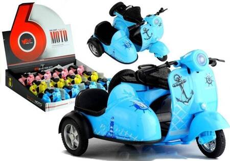 Toy Motorbike 3 Colours Rides Lights Game 1:14