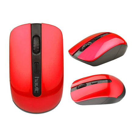 Universal wireless mouse Havit MS989GT (black&red)