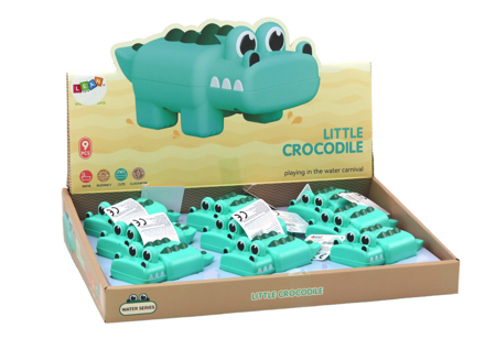 Wind-up Crocodile Bath Toy, Green