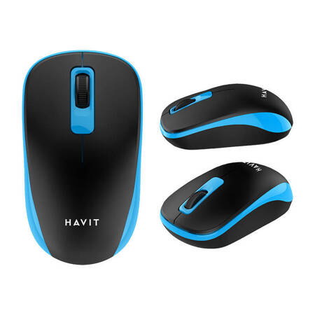 Wireless mouse Havit  MS626GT (black and blue)