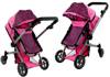 2in1 Doll Bogie and Stroller Alice - Pink and with Dots