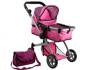 2in1 Doll Bogie and Stroller Alice - Pink and with Dots