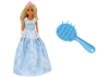 Anlily Ice Queen Blue Dress Snowflake Brush Doll